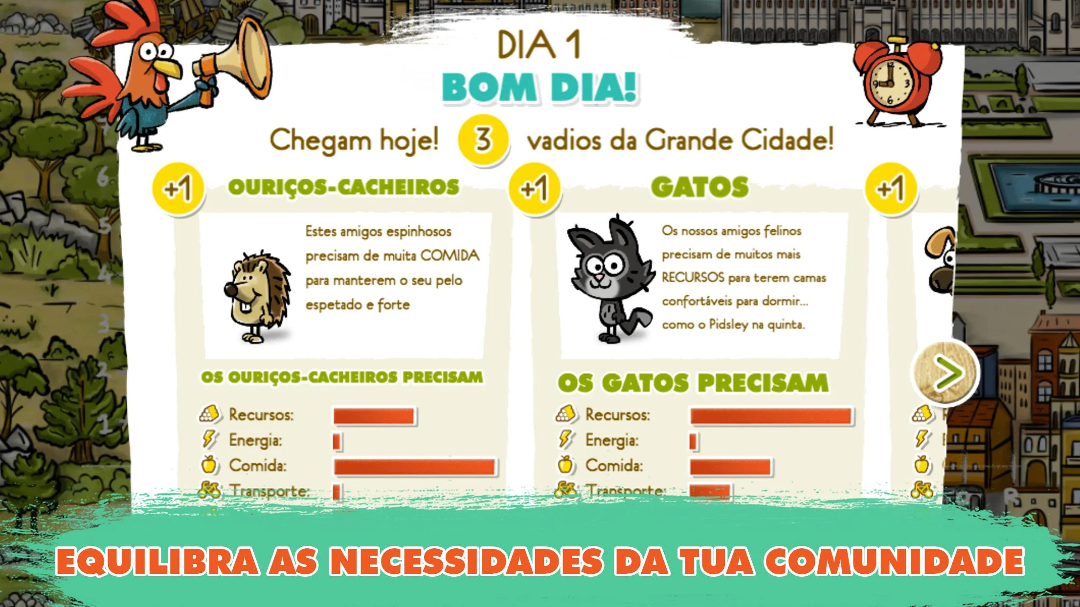 Crie casas para animais de rua em um terreno abandonado.